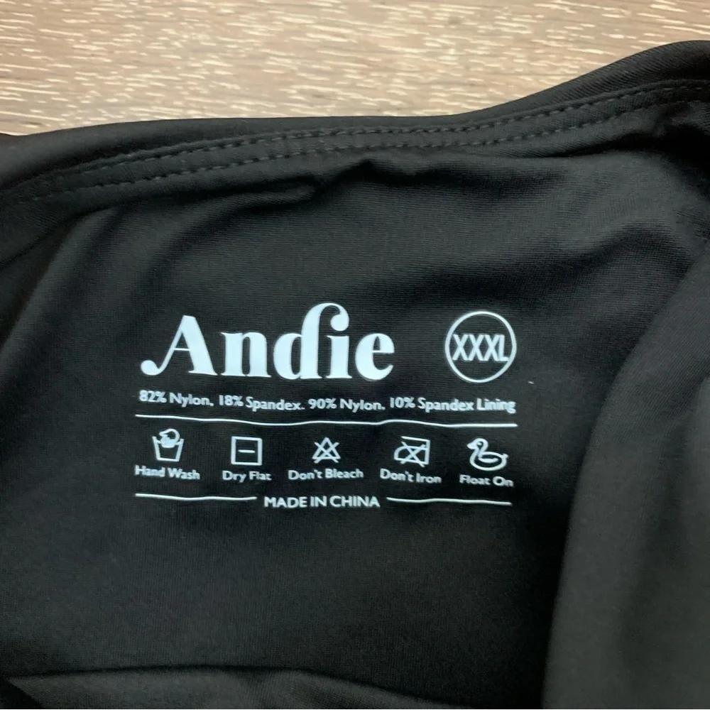Andie Womens black Catalina one piece swimsuit XXXL